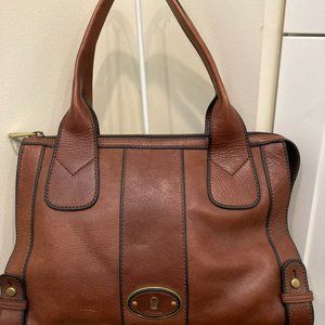 Fossil Leather Handbag